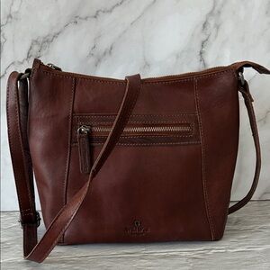 Wild West Brown Leather Crossbody Bag